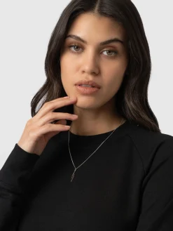 Morgan Zip Sweater - Black