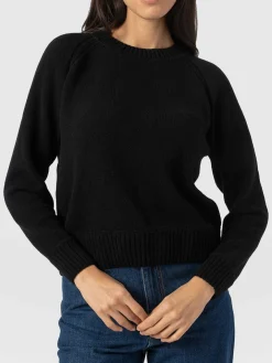 Oxford Cashmere Sweater - Black