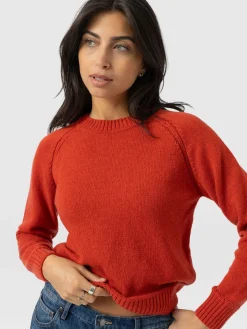 Oxford Cashmere Sweater - Orange