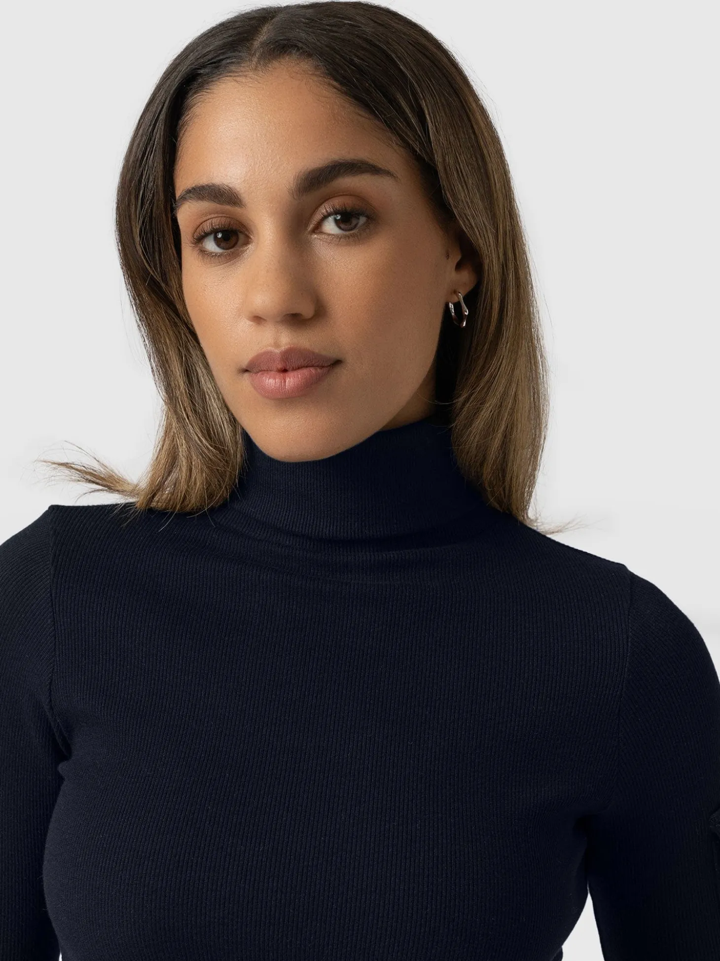 Pocket Turtle Neck - Navy