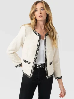 Rayner Jacket - Cream/Black