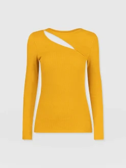 Reveal Tee Long Sleeve - Ochre