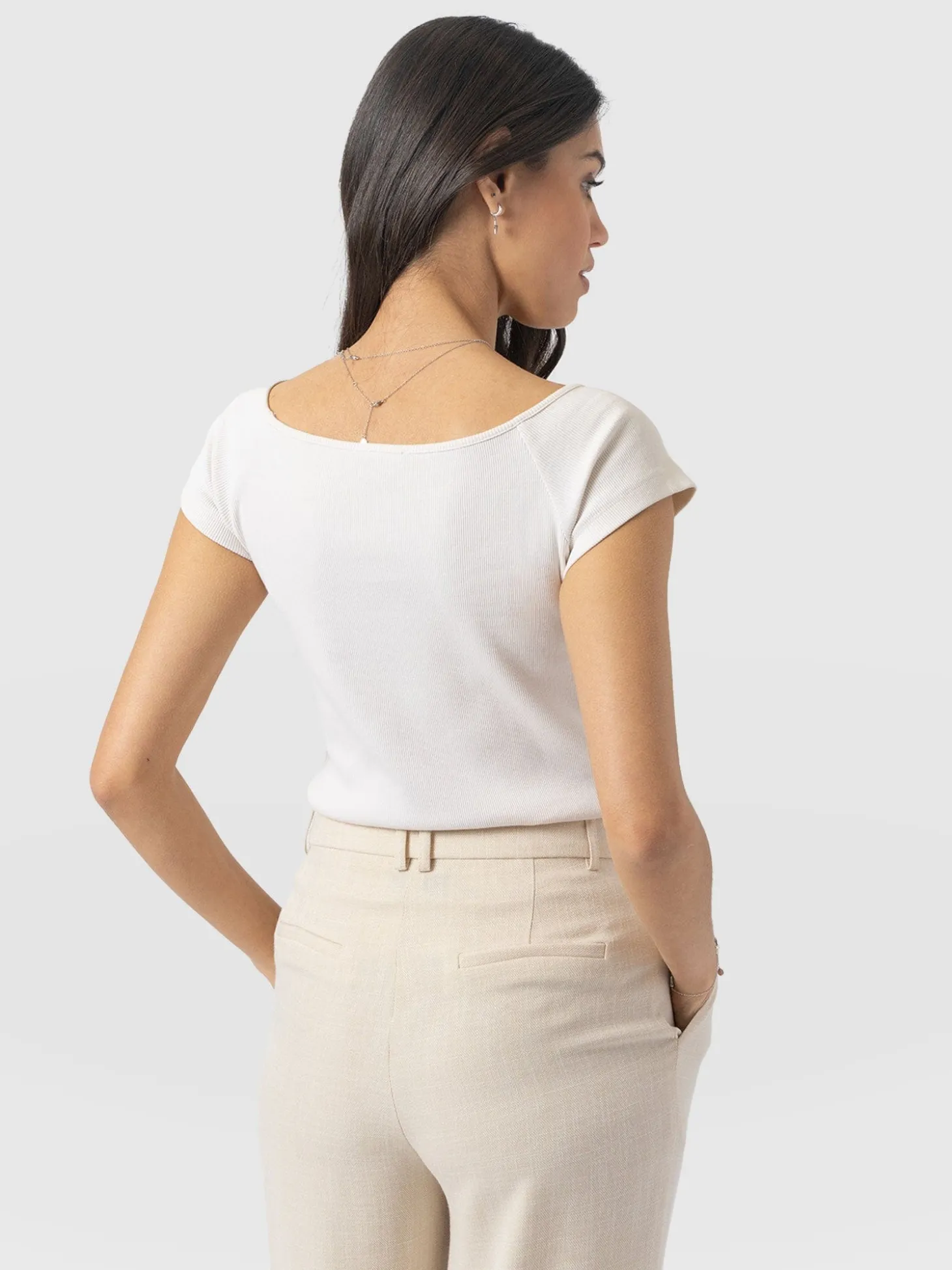 Riviera Tee - Cream