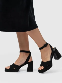 Roux Platform Heels - Black