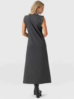 Rowan Dress - Charcoal - Molten