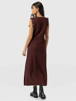 Rowan Dress - Maroon
