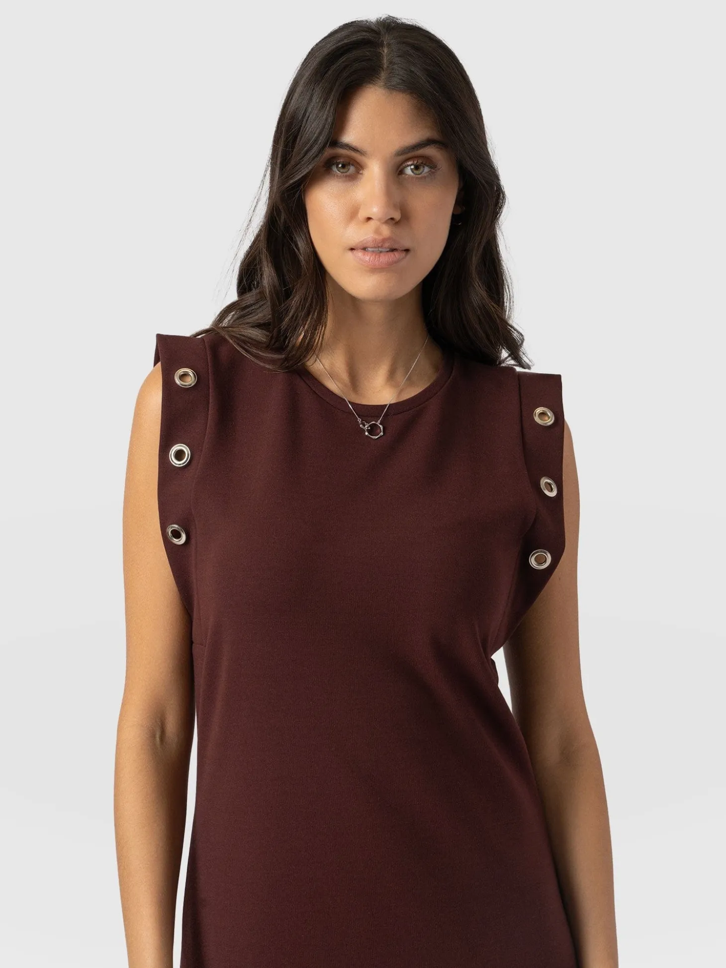 Rowan Dress - Maroon