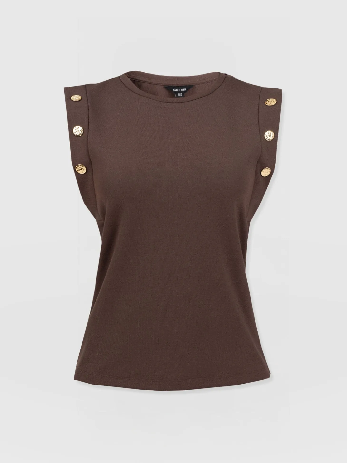 Rowan Tee - Brown - Molten