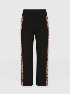 Runway Pant - Black Leopard