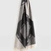 Saint + Sofia Scarf - Black/Grey