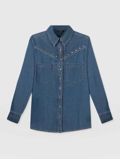 Sidney Denim Shirt - Mid Blue