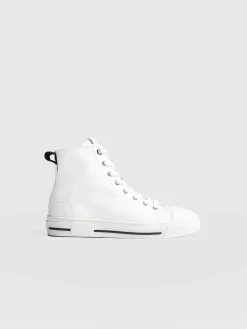 Skye High Top Sneaker - White