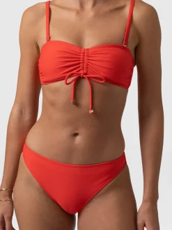 Skye Hipster Bikini Bottom - Red