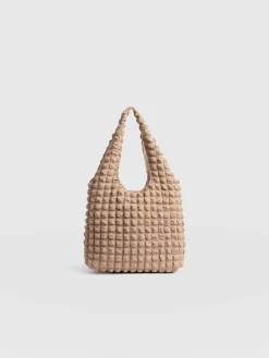 Soho Shoulder Tote Bag - Beige