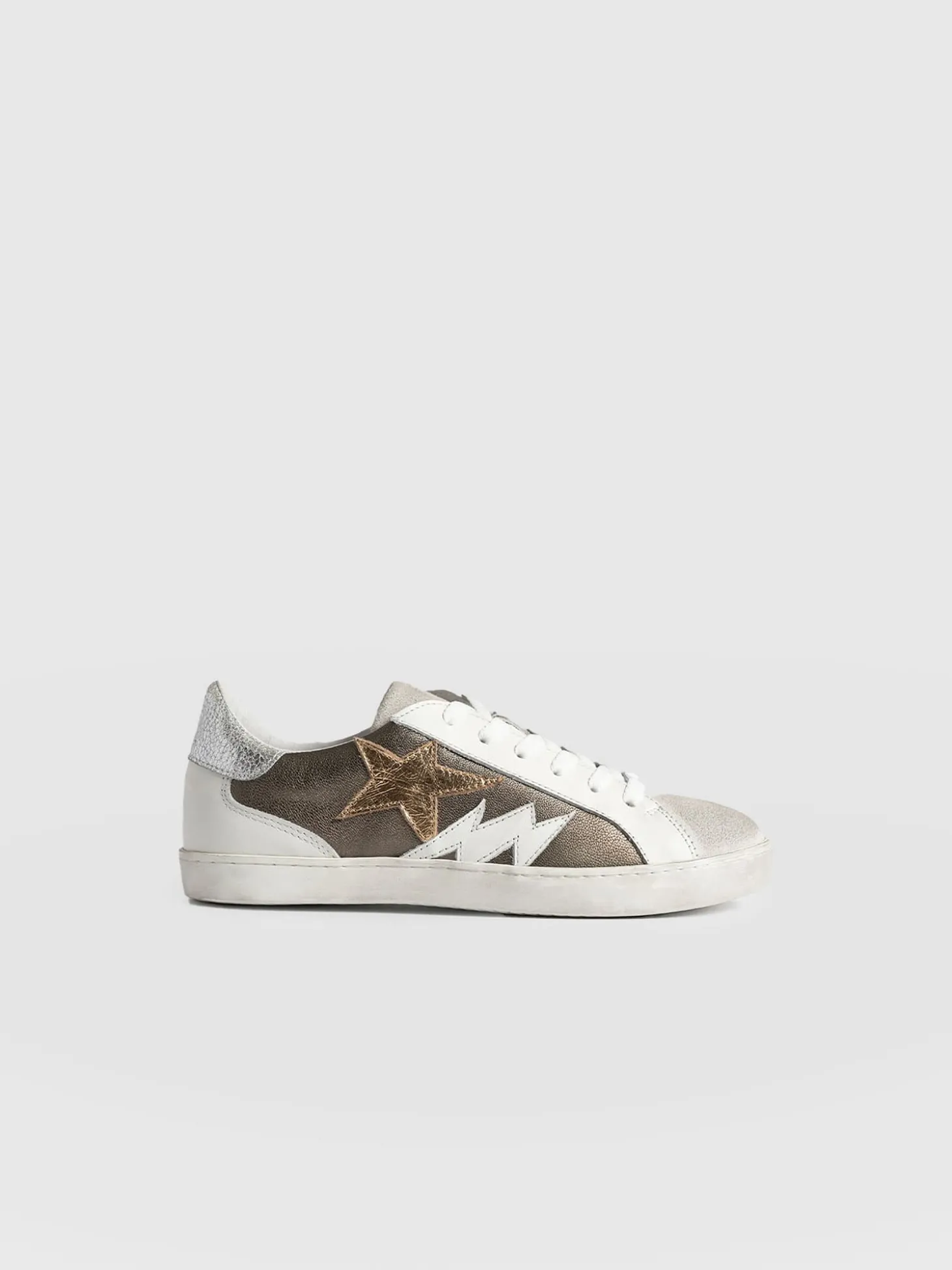 Spitalfields Sneaker - Metallic Gold