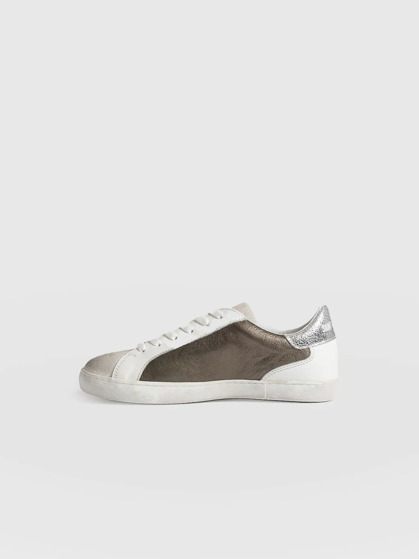 Spitalfields Sneaker - Metallic Gold
