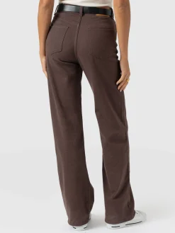 Wide Leg Jean - Brown